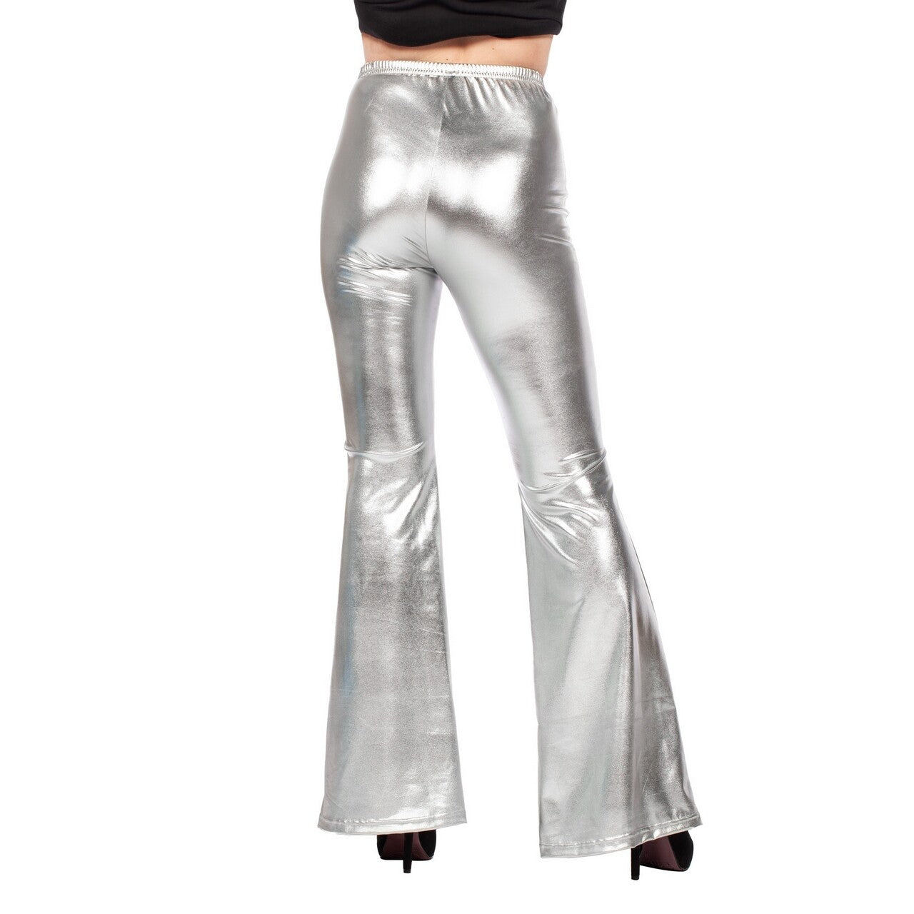 Op deze afbeelding zie je een Kostuums, van het merk Wilbers. Flared Broek Silverdance Metallic Vrouw