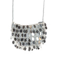 Paillettentas Silber Chic