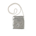 Clutch Gala Pailletten Silber