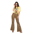 Stay Wild Flower Child Gelbes Shirt Damen