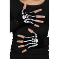 Fingergelose Skelett Handschuhe