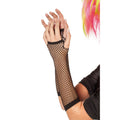Fingerlose Netz-Handschuhe Schwarz