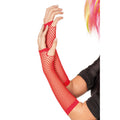 Fingerlose Netz-Handschuhe Rot