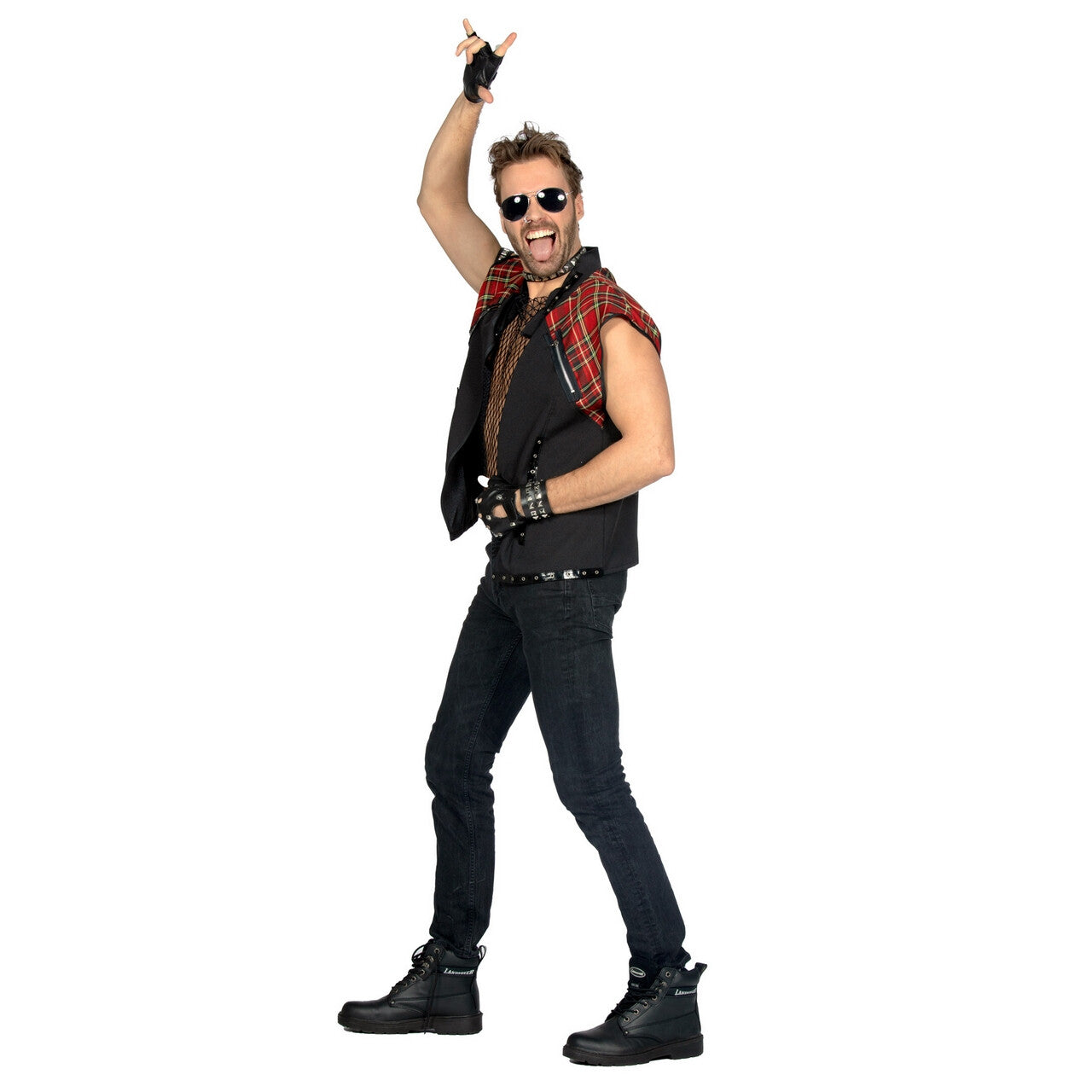 Op deze afbeelding zie je een Kostuums, van het merk Wilbers. Ready To Punkrock Vest Man