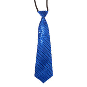 Op deze afbeelding zie je een Accessoires, van het merk Wilbers. Pailletten Stropdas Blauw Time To Shine