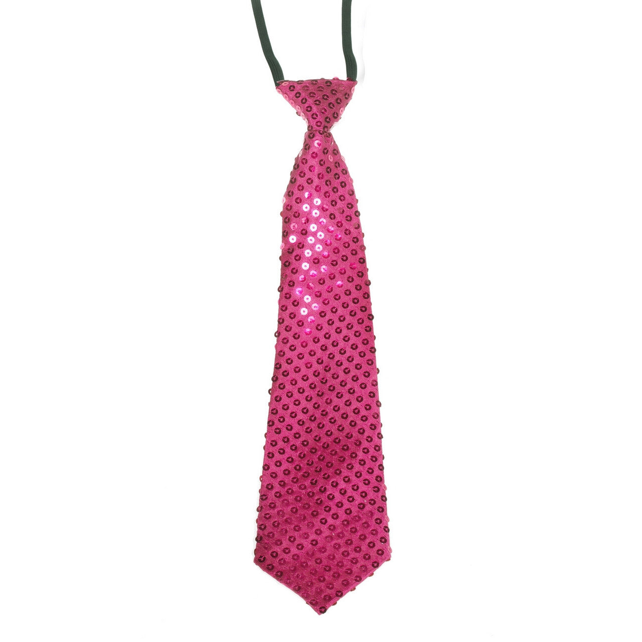 Op deze afbeelding zie je een Accessoires, van het merk Wilbers. Pailletten Stropdas Roze Time To Shine