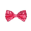 Luxus Pailletten-Fliege Pink