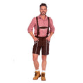 Drei Zwei Eins Saufen Lederhose Braun Herren