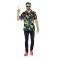 Hippie Neon Party Shirt Damen