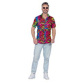 Neon Zebra Partyhemd Herren
