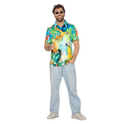 Op deze afbeelding zie je een Kostuums, van het merk Wilbers. Ultimate Beach Party Shirt Man Kostuum