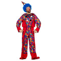 Roter Kicher-Kalle Clown Herrenkostüm