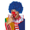 Super Haar Lockenperücke Clown Blau