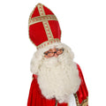 Luxus Nikolaus Perücke Und Bart Ecru