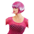 Bob-Perücke Neonrosa