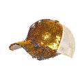 Pailletten-Kappe Gold