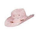 Cowboyhut Boho Rosa