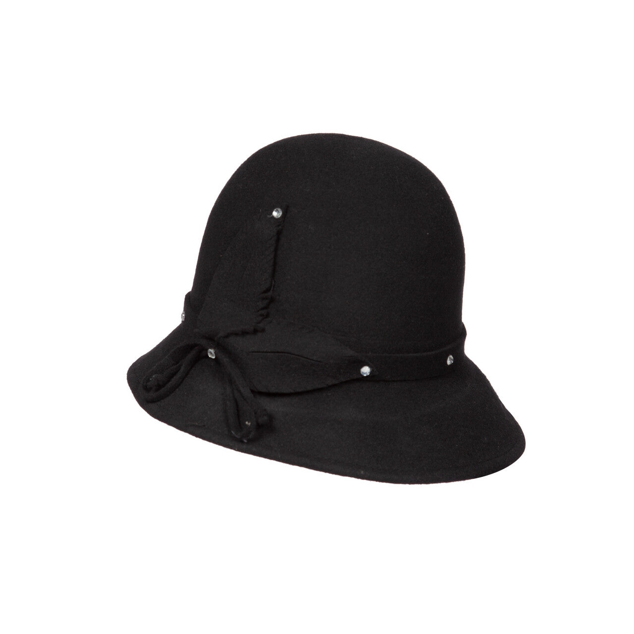 Op deze afbeelding zie je een Accessoires, van het merk Wilbers. Hoed Roaring 20s Wolvilt Zwart