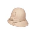 Hut Roaring 20er Wollfilz Beige