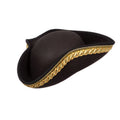 Dreispitz Piratenhut Mit Goldband