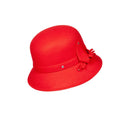 Hut Roaring 20er Wollfilz Rot