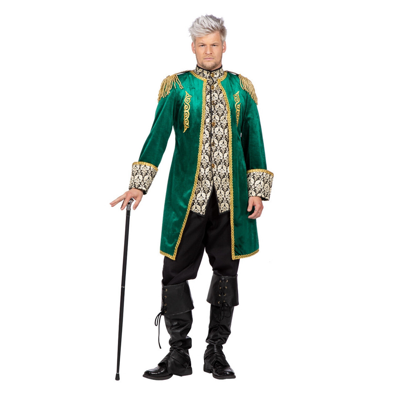 Op deze afbeelding zie je een Kostuums, van het merk Wilbers. Prins Charming Greenstijl Man