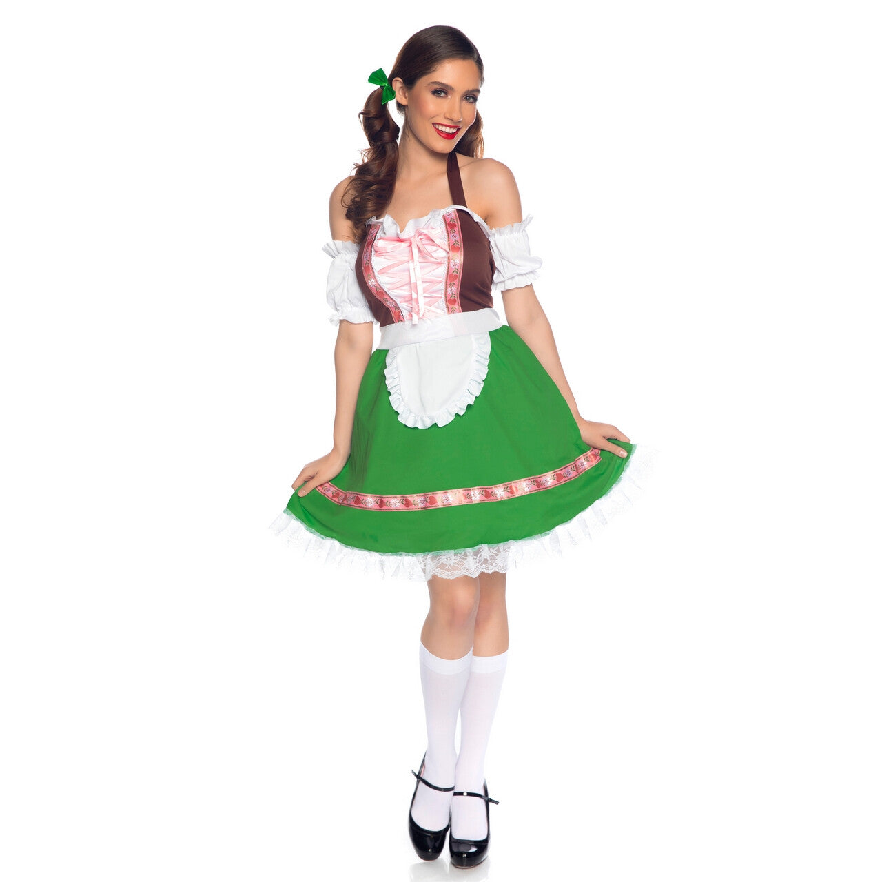 Op deze afbeelding zie je een Kostuums, van het merk Wonderland. Diana Dartele Duitse Dirndl Oktoberfest Vrouw Kostuum